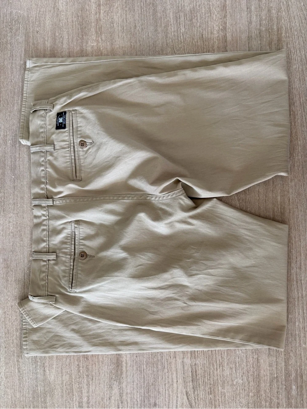 DC Men’s Tan Chino Pants - Classic Straight Fit